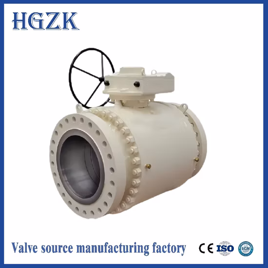 Carbon Steel Stainless Steel Flanged Full Bore and Reduced Bore Floating Trunnion Ball Valves