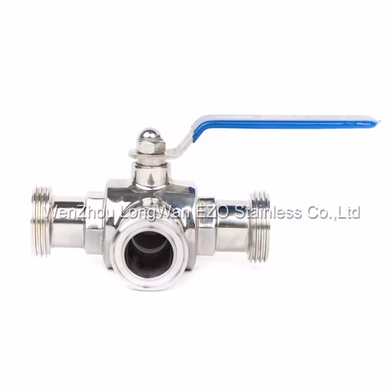 Stainless Steel Hygienic High Pressure Three Piece Sanitary Ball Valve (JN-BLV2009)