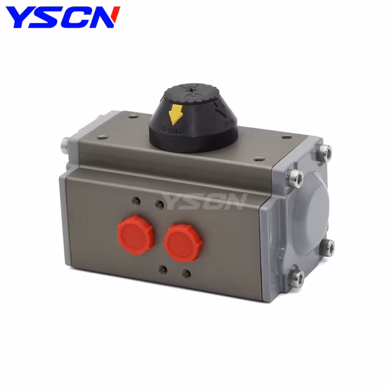 Pneumatic Actuator Single Acting Spring Return Double Acting Rotary Type