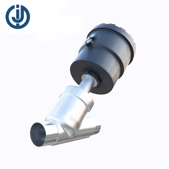 Stainless Steel Anti-Corrosion Air Actuated Femaled Angle Seat Piston Valve