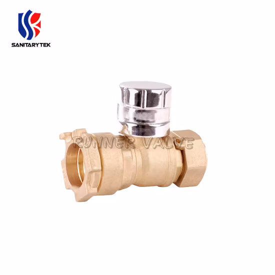 Bmag Cw617n Dzr CZ122 Cw602n Brass Inviolable Anti-Fraud Magnetic Lockable Ball Valve for HDPE Pipe